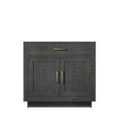 Black Oak Single Bath Vanity 36 in. W x 22 in. D