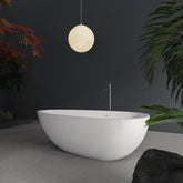 66.9 inch freestanding solid surface soaking bathtub for bathroom