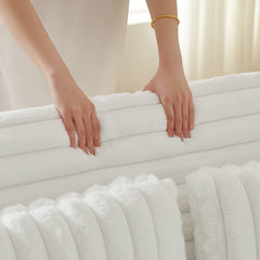 NEW White Loveseat Sleeper Sofa with Storage Armrest ,USB Port