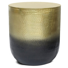 Nova Metal Side Table in Gold Ombre
