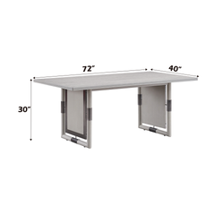 Marta Natural Finish Dining Table