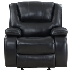 Elodie Black Upholstered Glider Recliner Chair