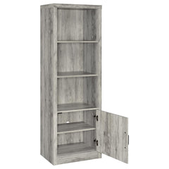 Conifer Grey Driftwood 3-shelf Media Tower
