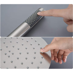 10" Brushed Nickle Roud Rain Shower head and Handheld Shower Head Set