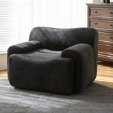 Wide Modern Upholstered Oversized Accent Chair