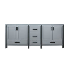 Dark Grey Double Bath Vanity 84 in. W x 22 in. D
