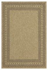 Earth GC_NTL1007 Jute/Mocha 7 ft. 10 in. x 10 ft. 3 in. Indoor/Outdoor Area Rug