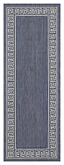 Sunshine GC_HAR2001 Blue 7 ft. 10 in. x 10 ft. 3 in. Indoor/Outdoor Area Rug