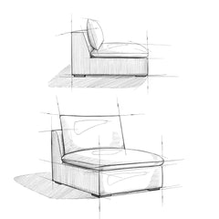 Jasmine Center Sofa Module
