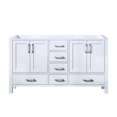 White Double Bath Vanity 60 in. W x 22 in. D