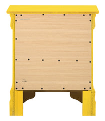 Charming Yellow Traditional Nightstand