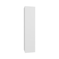 43 Inch One Door Wall-Mounted Bathroom Cabinet with 3 Storage Shelves, Vertical Organizer for Bathroom, Bedroom or Laundry Room