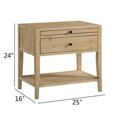 Sunveil 1-drawer Nightstand - Natural