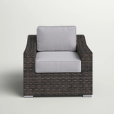 Fully Assembled Patio Chair with Cushion