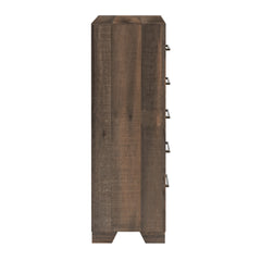 Brown 5-Drawer Chest