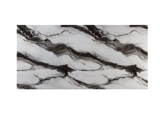 STACEY ZEBRA WHITE/BLACK DINING TABLE