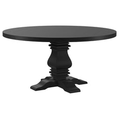 Allende Black Round Dining Table