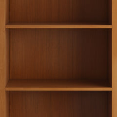 Amherst 30 inch Solid Wood 5 Shelf Bookcase in Light Golden Brown