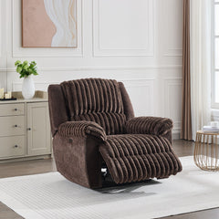 MS P28 Power reclining chair Fabric two tones brown 2ctns