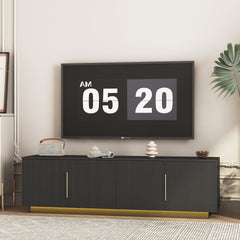 TV Stand with 16 Color LEDs,68" Modern TV Stand, TV Cabinet Entertainment Center for 55 60 65 Inch TV