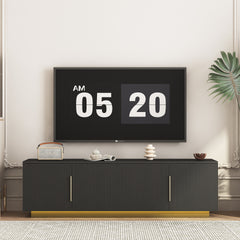 TV Stand with 16 Color LEDs,68" Modern TV Stand, TV Cabinet Entertainment Center for 55 60 65 Inch TV