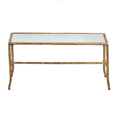 36x16x16.5" Antique Gold Coffee Table