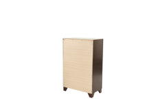 Modern Style 1pc Chest Knob Handles Drawers Brown Color Finish Bedroom Furniture