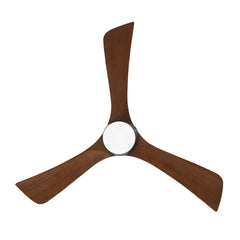 42" Solid Wood Blades Ceiling Fan with Lights Remote Control,Quiet DC Motor 3 Blade Ceiling Fans 6 Speed Levels,Reversible Ceiling Fan, for Patio Living Room, Bedroom, Office,Indoor.(Matte Black)