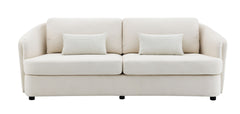 Mariko Beige Linen 3Pcs Living Room Set (Sofa, Loveseat, Chair)