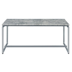 Grey and Silver Occasional Set with Trestle Base