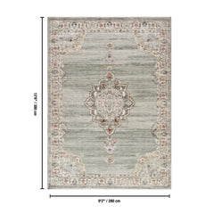 Majestic GC_RYL1007 Green 9 ft. 2 in. x 12 ft. 6 in. Area Rug
