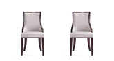 Dining Chair - Set of 2 in Light Gray
