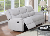 Modern Contemporary Style 1pc Recliner Sofa Plush Armrest And Headrest Sincere Bone Finish Primary Living Room Furniture