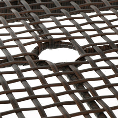 Outdoor Resin Table, old version 56225.00TBLBRN