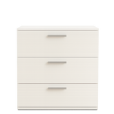 Morgan Three-Drawer Modular Jumbo Chest in White