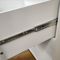Morgan Three-Drawer Modular Jumbo Chest in White