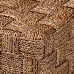 Bohemian Natural Seagrass End Table