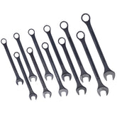 Jumbo Combination Wrench Set extra large, Metric, 11-piece, 34 to 50mm,Black Oxide, with Pouch