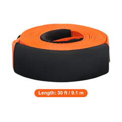Heavy Duty Tow Strap Recovery Kit 3" x 30 ft (MBS-36,000 lbs) Tree Saver Winch Strap, Triple Reinforced Loop & Protective Sleeves & Storage Bag , 3/4" D-Ring Shackles, for Truck Jeep SUV ATV
