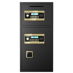 Large Double-door Coin-operated Safe,Digital Security Safe with Fireproof and Waterproof Bag,7.0 Cubic Feet Safe Box with Hidden Code Function for Home,Office and Hotel