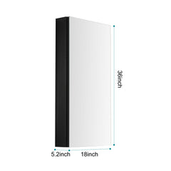18 x 36 Inch Wall mounted Bathroom Medicine Cabinet with Mirror