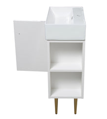 21.6" Vanity Base Only, Open Shelf on the Right, White 24V06-21WHR-W1920P385636