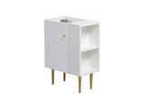 21.6" Vanity Base Only, Open Shelf on the Right, White 24V06-21WHR-W1920P385636