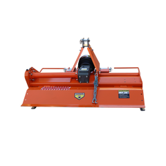 Attachments 3 Point 45" Rotary Tiller Attachment Fits Cat 1 Tractors,, Single Speed PTO Driven Cultivator with a 540 RPM Gearbox, Replaceable L-Shaped Tines Work 5" Deep