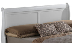Elegant Traditional White Bed Frame