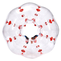 Inflatable Bumper Ball 1-Pack, 4FT/1.2M Body Sumo Zorb Balls for Teen, 0.8mm Thick PVC Human Hamster Bubble Balls for Outdoor Team Gaming Play, Bumper Bopper Toys for Garden, Yard, Park