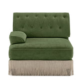 Sofa LSF Velvet -Green