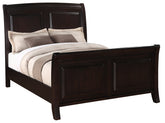 Stylish Transitional Full Bed In Cappuccino