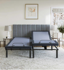 OS25 Split California King Adjustable Bed Base with Massage and Head and Foot Position Adjustments