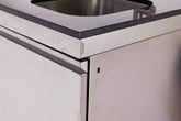 Double door Sink Cabinet with Tap Stainless Steel Outdoor Kitchen Islands